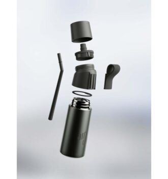 Gen 2 Steel Flessen Dusky Obsidian