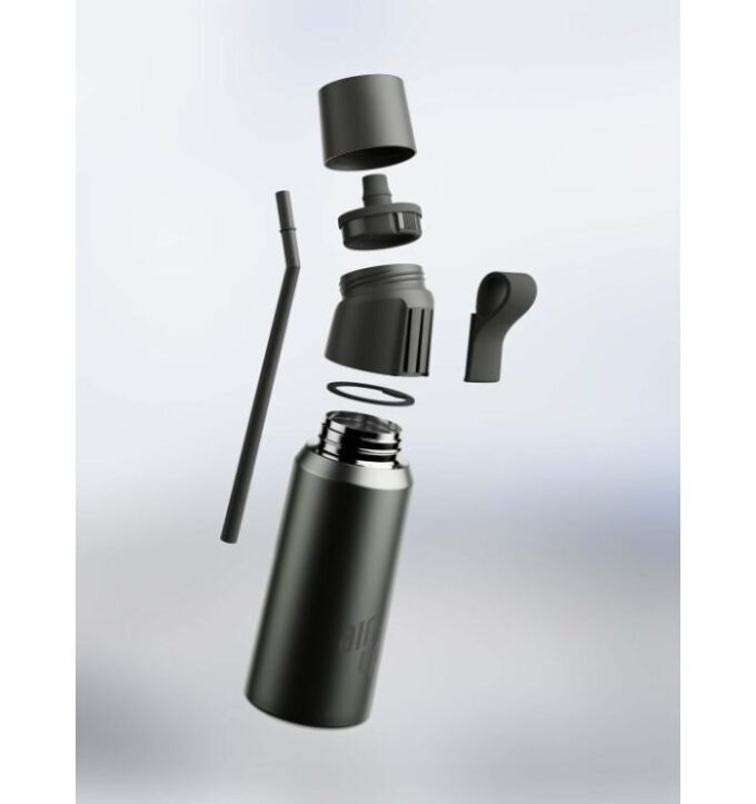 Gen 2 Steel Flessen Dusky Obsidian Gen 2 Steel Flessen Dusky Obsidian