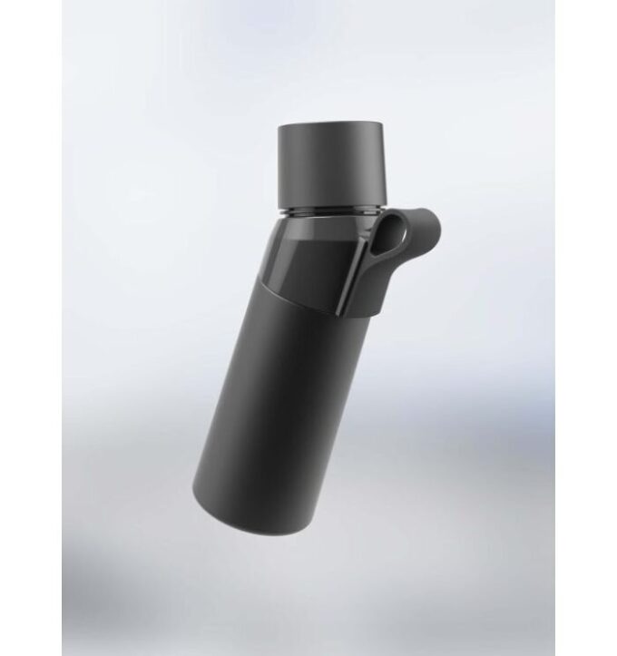Gen 2 Steel Flessen Pitch Black Gen 2 Steel Flessen Pitch Black
