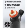 Gen 2 Steel Flessen Pitch Black Gen 2 Steel Flessen Pitch Black