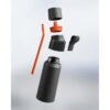 Gen 2 Steel Flessen Pitch Black Gen 2 Steel Flessen Pitch Black