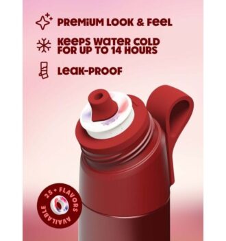 Gen 2 Steel Flessen Rich Ruby