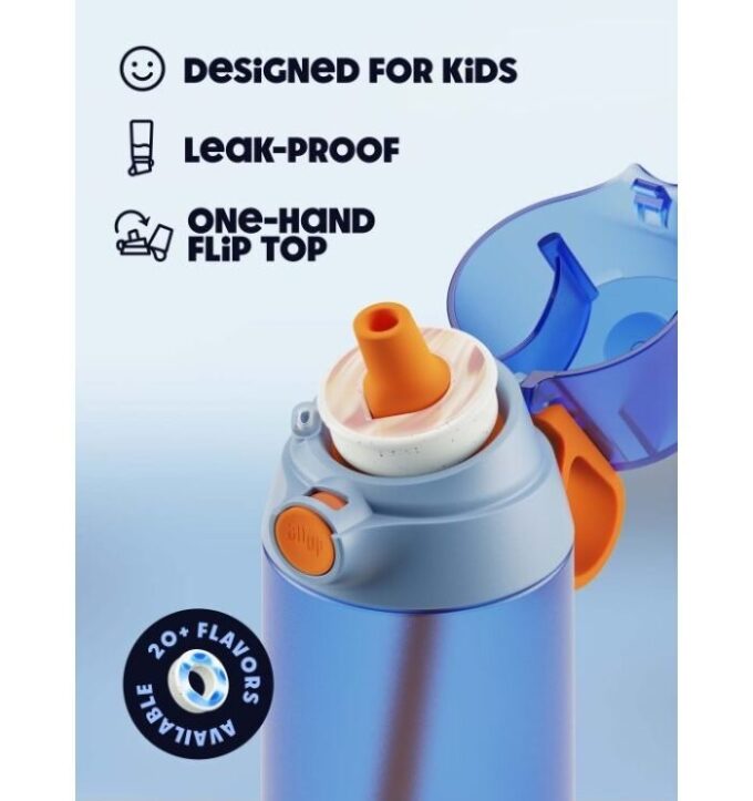 Sipper Flessen Dolphin Blue Sipper Flessen Dolphin Blue