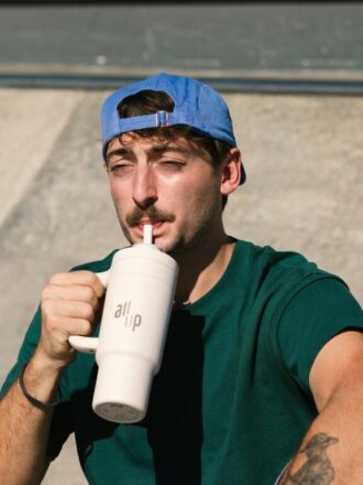 Tumblers-flessen Wit